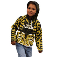 Custom Aotearoa Taranaki Kid Hoodie Maori Pattern New Zealand - Polynesian Pride