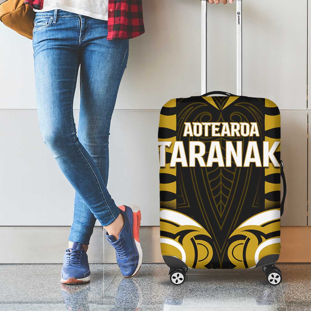 Aotearoa Taranaki Luggage Cover Maori Pattern New Zealand - Polynesian Pride