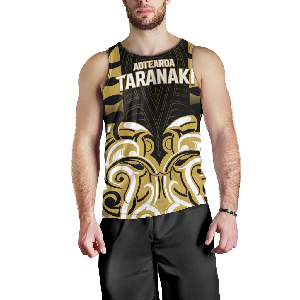 Custom Aotearoa Taranaki Men Tank Top Maori Pattern New Zealand DT05 - Polynesian Pride
