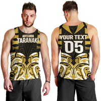Custom Aotearoa Taranaki Men Tank Top Maori Pattern New Zealand DT05 - Polynesian Pride