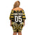 Custom Aotearoa Taranaki Off Shoulder Short Dress Maori Pattern New Zealand - Polynesian Pride