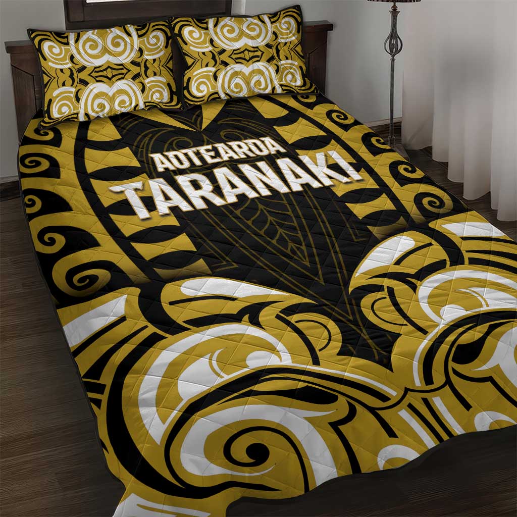 Aotearoa Taranaki Quilt Bed Set Maori Pattern New Zealand - Polynesian Pride