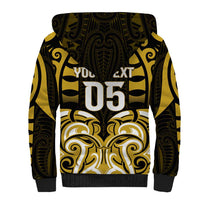 Custom Aotearoa Taranaki Sherpa Hoodie Maori Pattern New Zealand DT05 - Polynesian Pride