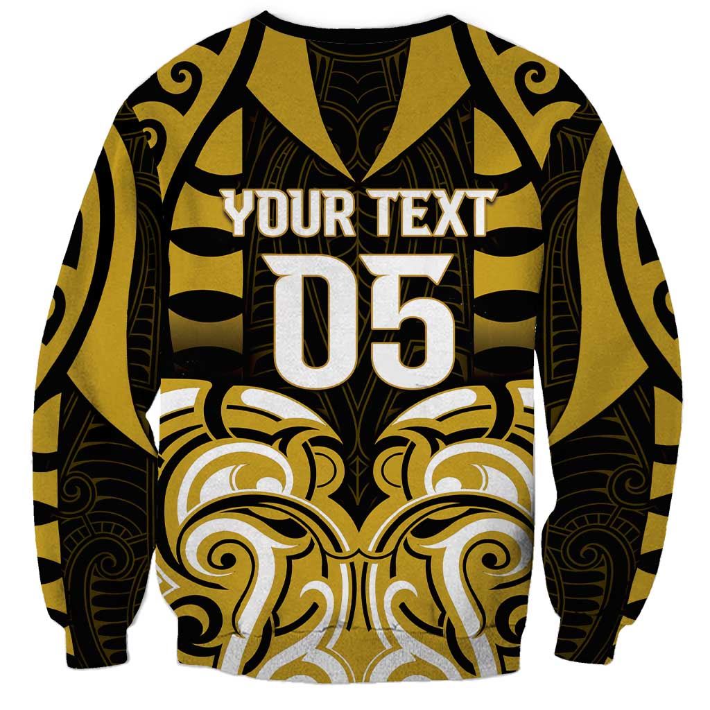 Custom Aotearoa Taranaki Sweatshirt Maori Pattern New Zealand DT05 - Polynesian Pride