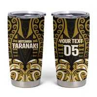 Custom Aotearoa Taranaki Tumbler Cup Maori Pattern New Zealand - Polynesian Pride