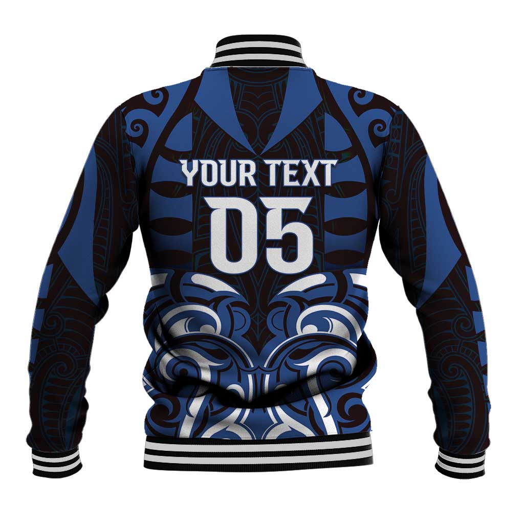 Custom Aotearoa Ngati Tuwharetoa Baseball Jacket Maori Pattern New Zealand DT05 - Polynesian Pride