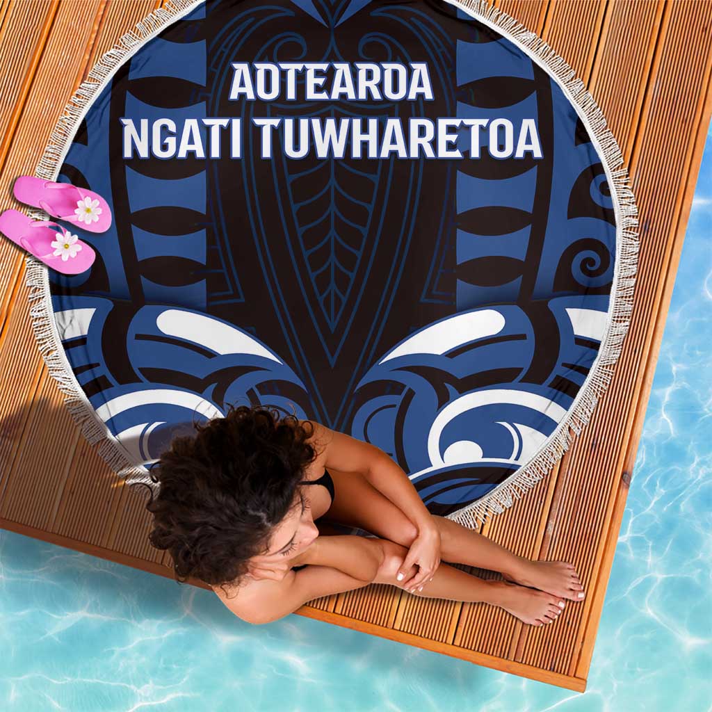 Aotearoa Ngati Tuwharetoa Beach Blanket Maori Pattern New Zealand DT05 - Polynesian Pride