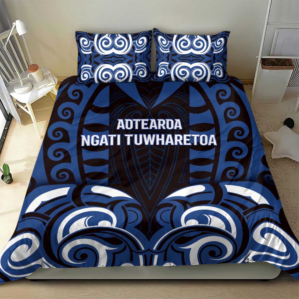 Aotearoa Ngati Tuwharetoa Bedding Set Maori Pattern New Zealand - Polynesian Pride