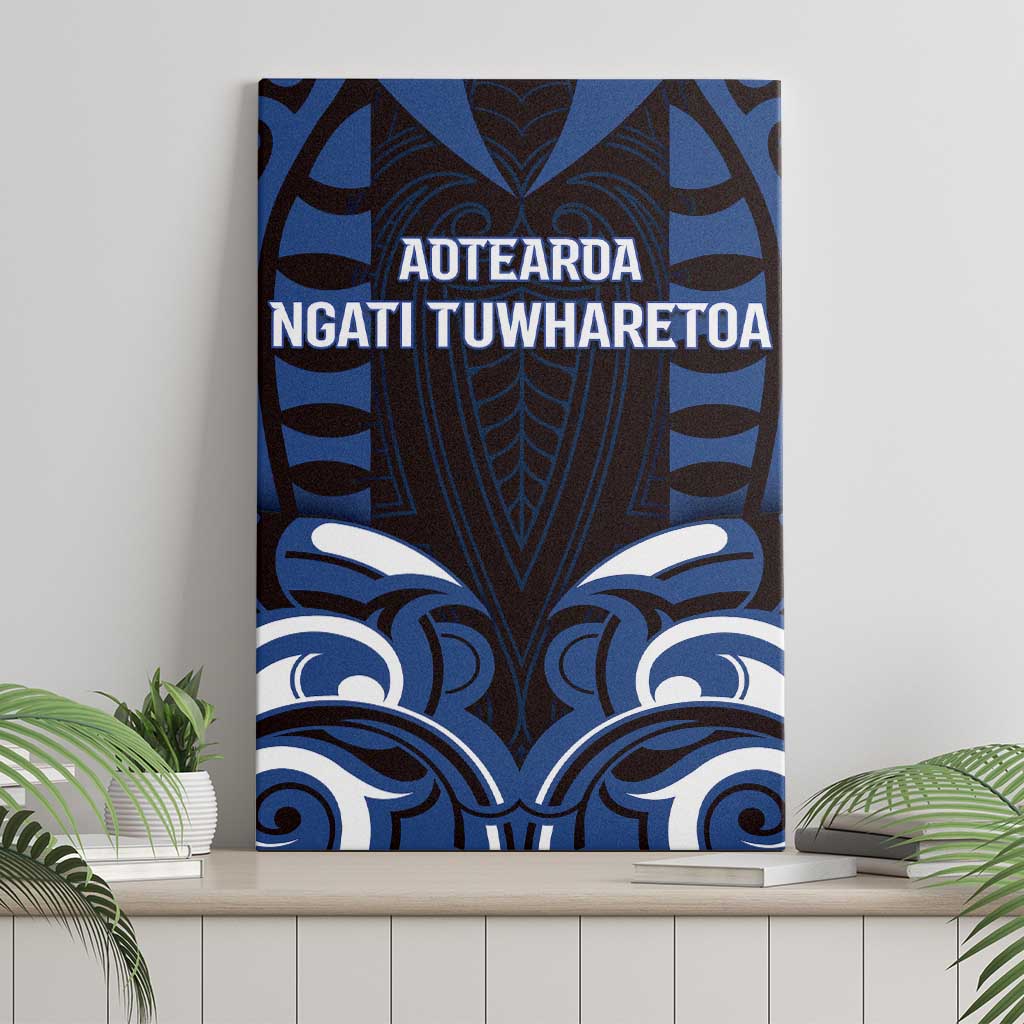 Aotearoa Ngati Tuwharetoa Canvas Wall Art Maori Pattern New Zealand DT05 - Polynesian Pride