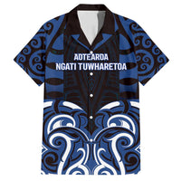 Custom Aotearoa Ngati Tuwharetoa Family Matching Puletasi and Hawaiian Shirt Maori Pattern New Zealand - Polynesian Pride