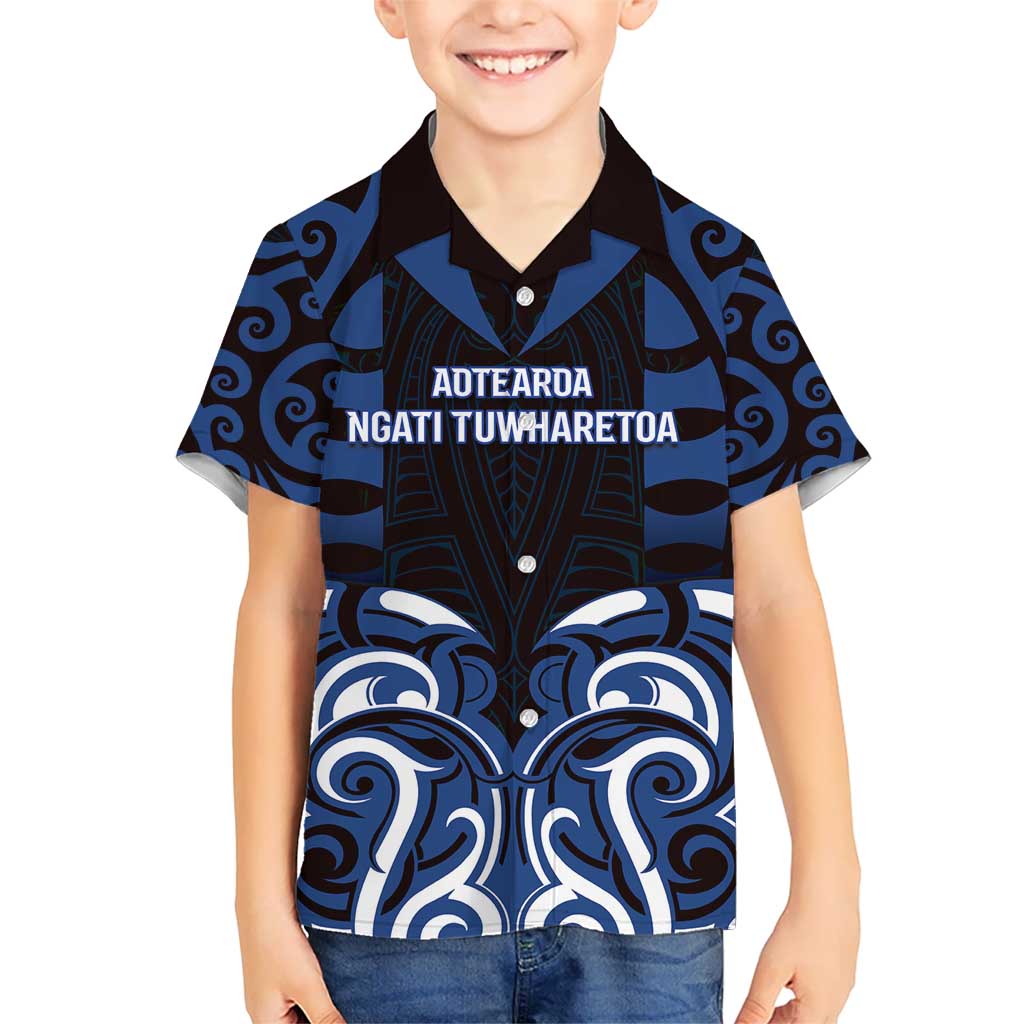 Custom Aotearoa Ngati Tuwharetoa Hawaiian Shirt Maori Pattern New Zealand DT05 - Polynesian Pride