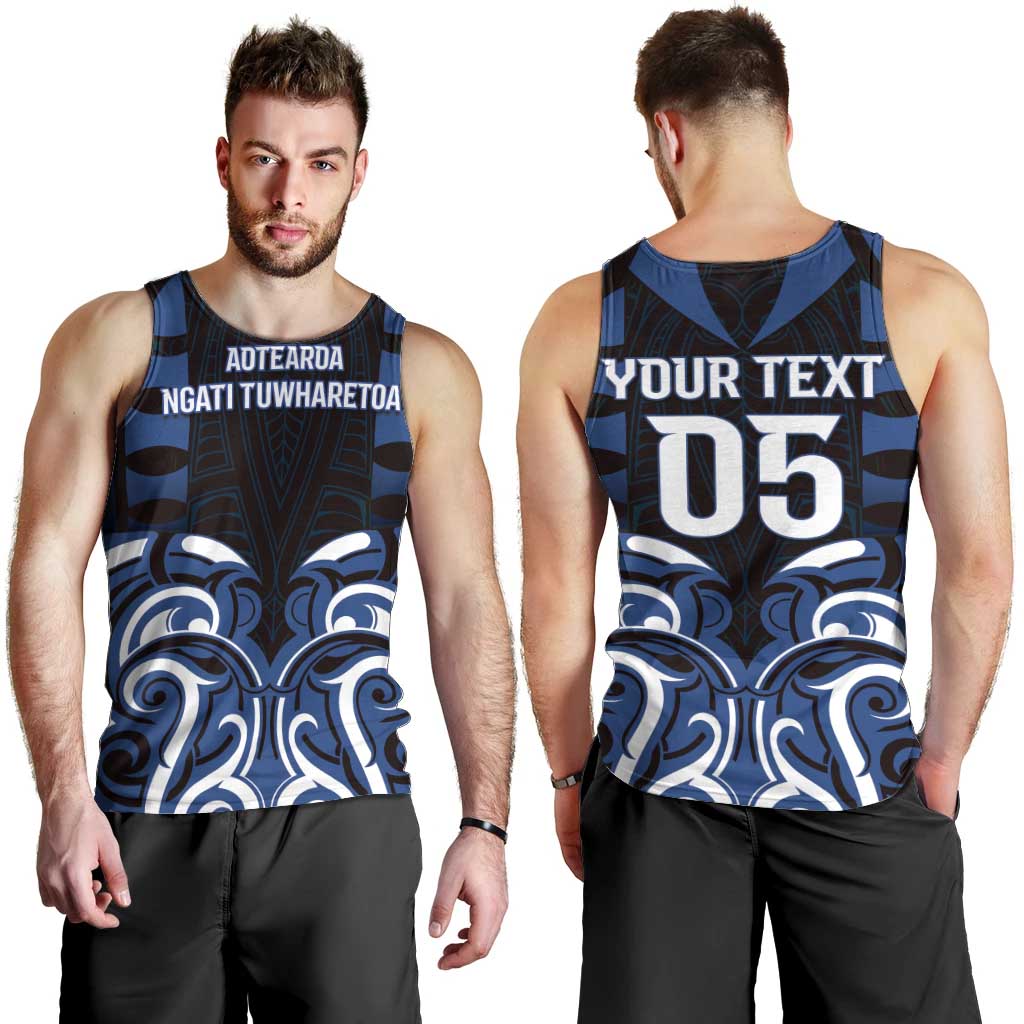Custom Aotearoa Ngati Tuwharetoa Men Tank Top Maori Pattern New Zealand DT05 - Polynesian Pride
