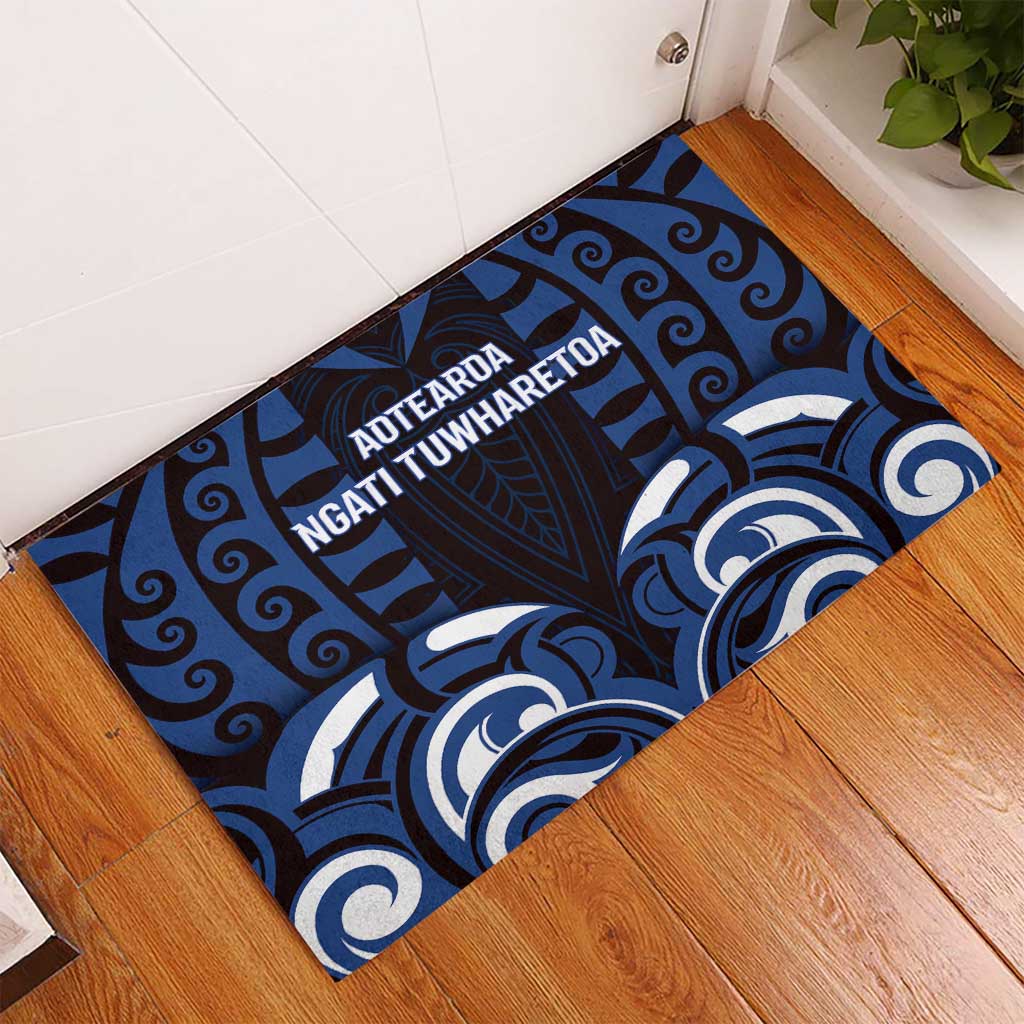 Aotearoa Ngati Tuwharetoa Rubber Doormat Maori Pattern New Zealand DT05 - Polynesian Pride