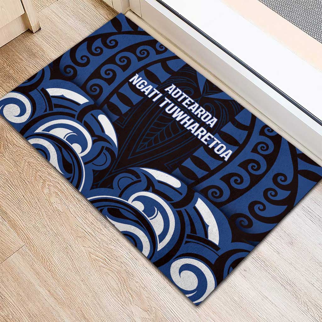 Aotearoa Ngati Tuwharetoa Rubber Doormat Maori Pattern New Zealand DT05 - Polynesian Pride