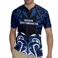 Custom Aotearoa Ngati Tuwharetoa Rugby Jersey Maori Pattern New Zealand - Polynesian Pride