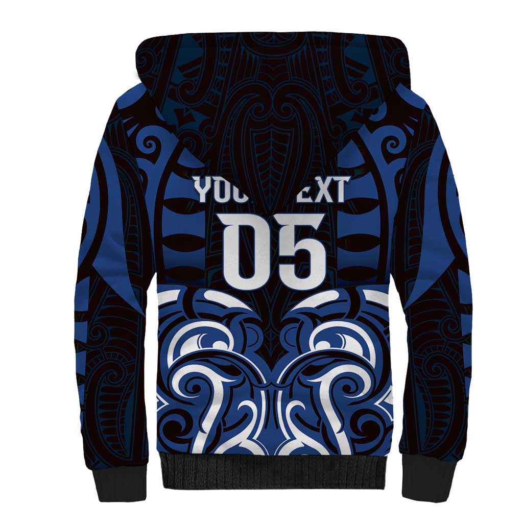 Custom Aotearoa Ngati Tuwharetoa Sherpa Hoodie Maori Pattern New Zealand DT05 - Polynesian Pride