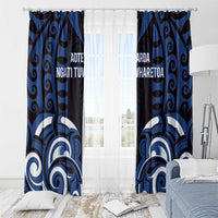 Aotearoa Ngati Tuwharetoa Window Curtain Maori Pattern New Zealand - Polynesian Pride