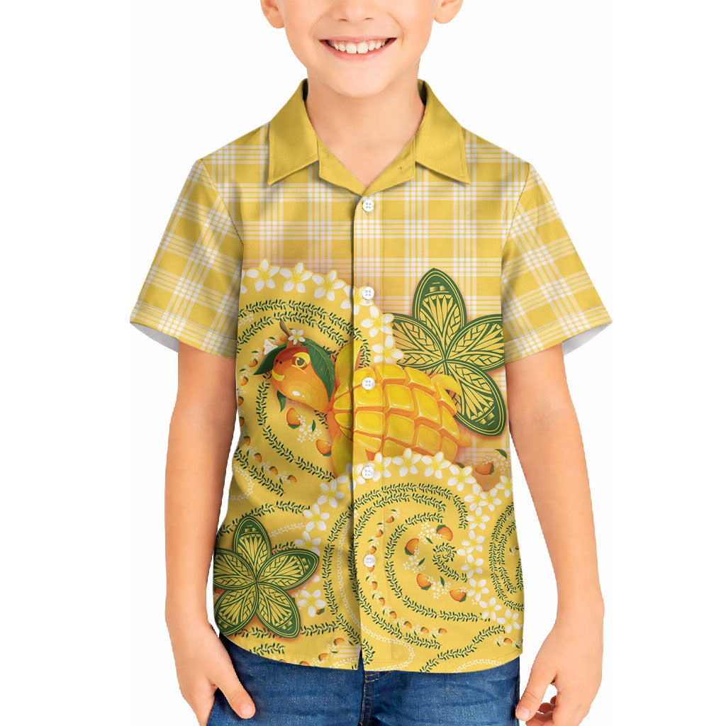 Hawaii Palaka Hawaiian Shirt Cute Ripe Mango Turtle On The Waves
