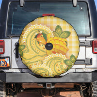 Hawaii Palaka Spare Tire Cover Cute Ripe Mango Turtle On The Waves