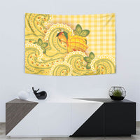 Hawaii Palaka Tapestry Cute Ripe Mango Turtle On The Waves DT05 - Polynesian Pride