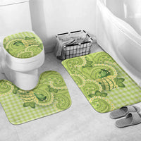 Hawaii Palaka Bathroom Set Cute Green Mango Turtle On The Waves