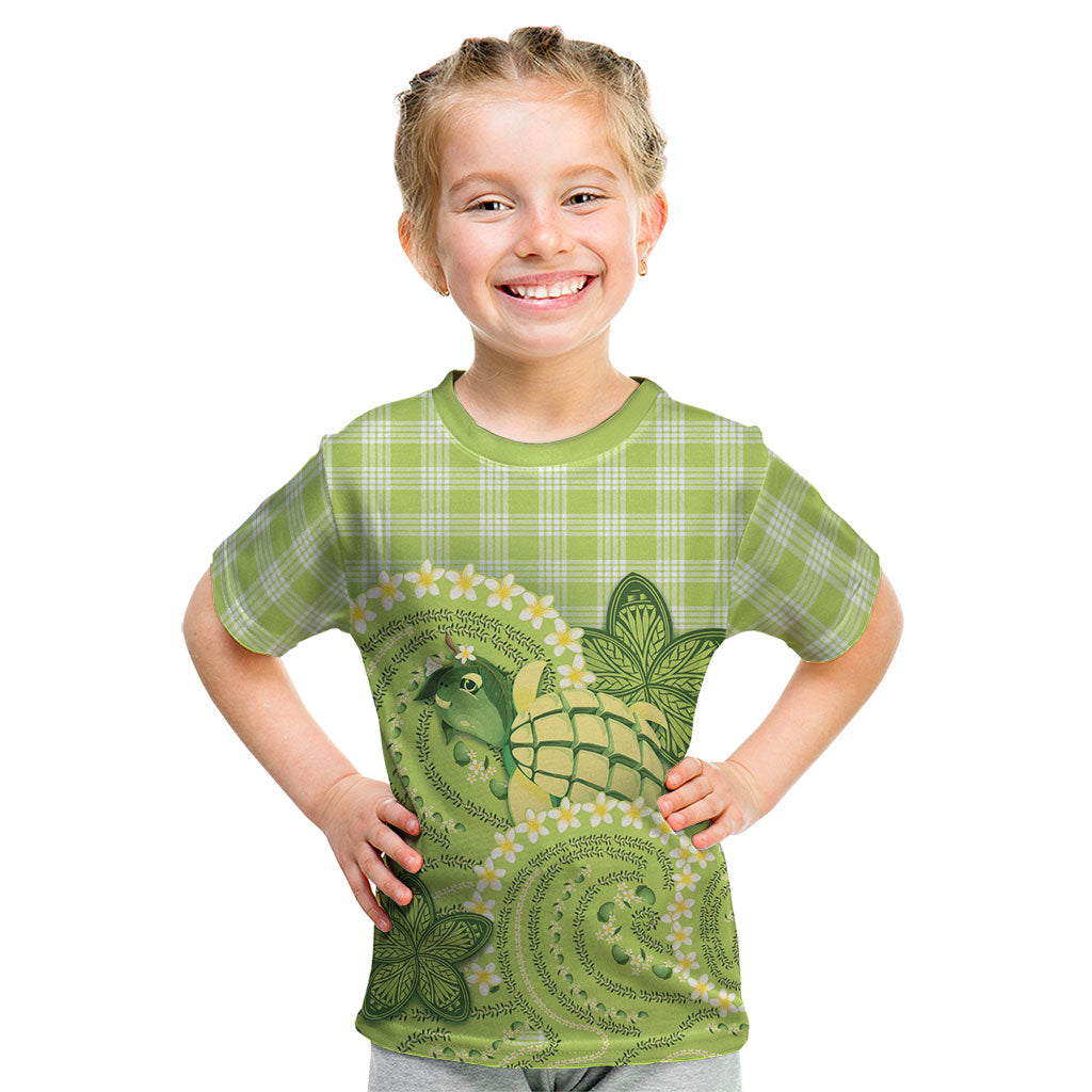 Hawaii Palaka Kid T Shirt Cute Green Mango Turtle On The Waves