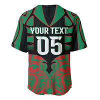 Custom Aotearoa Ngati Hine Baseball Jersey Maori Pattern New Zealand - Polynesian Pride