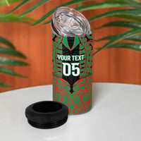 Custom Aotearoa Ngati Hine 4 in 1 Can Cooler Tumbler Maori Pattern New Zealand DT05 - Polynesian Pride