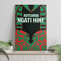 Aotearoa Ngati Hine Canvas Wall Art Maori Pattern New Zealand DT05 - Polynesian Pride