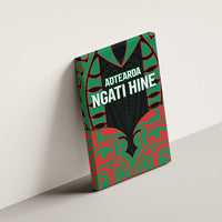 Aotearoa Ngati Hine Canvas Wall Art Maori Pattern New Zealand DT05 - Polynesian Pride