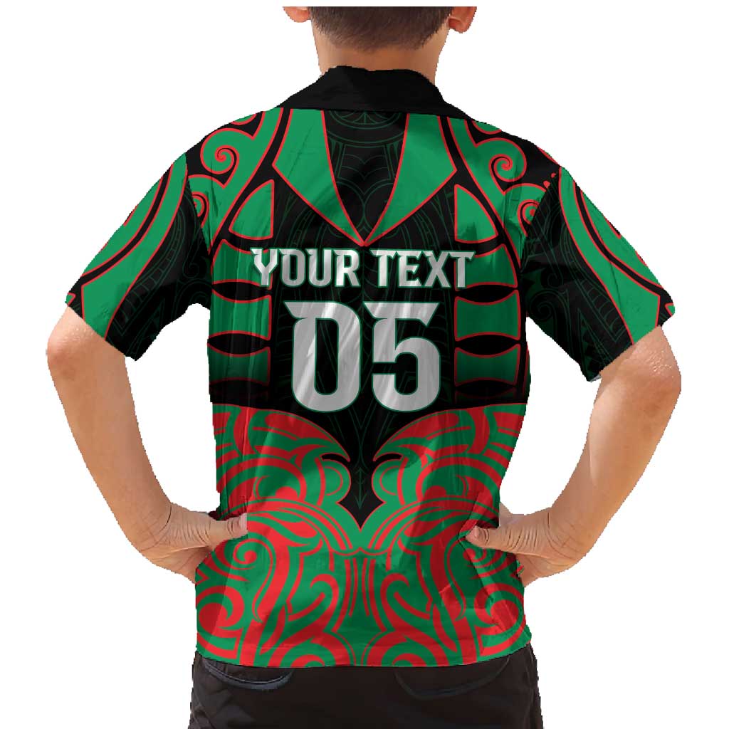 Custom Aotearoa Ngati Hine Family Matching Mermaid Dress and Hawaiian Shirt Maori Pattern New Zealand - Polynesian Pride