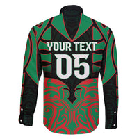 Custom Aotearoa Ngati Hine Family Matching Off Shoulder Maxi Dress and Hawaiian Shirt Maori Pattern New Zealand - Polynesian Pride