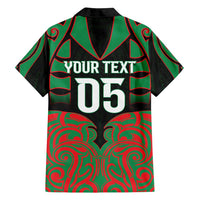 Custom Aotearoa Ngati Hine Family Matching Puletasi and Hawaiian Shirt Maori Pattern New Zealand - Polynesian Pride