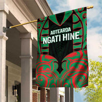 Aotearoa Ngati Hine Garden Flag Maori Pattern New Zealand - Polynesian Pride