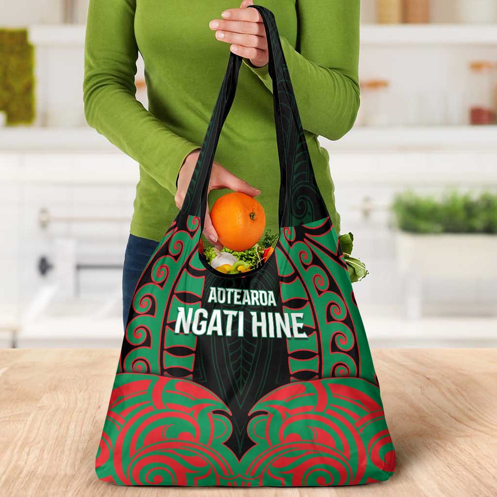Aotearoa Ngati Hine Grocery Bag Maori Pattern New Zealand DT05 - Polynesian Pride