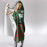 Aotearoa Ngati Hine Hooded Blanket Maori Pattern New Zealand - Polynesian Pride