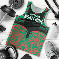 Custom Aotearoa Ngati Hine Men Tank Top Maori Pattern New Zealand DT05 - Polynesian Pride