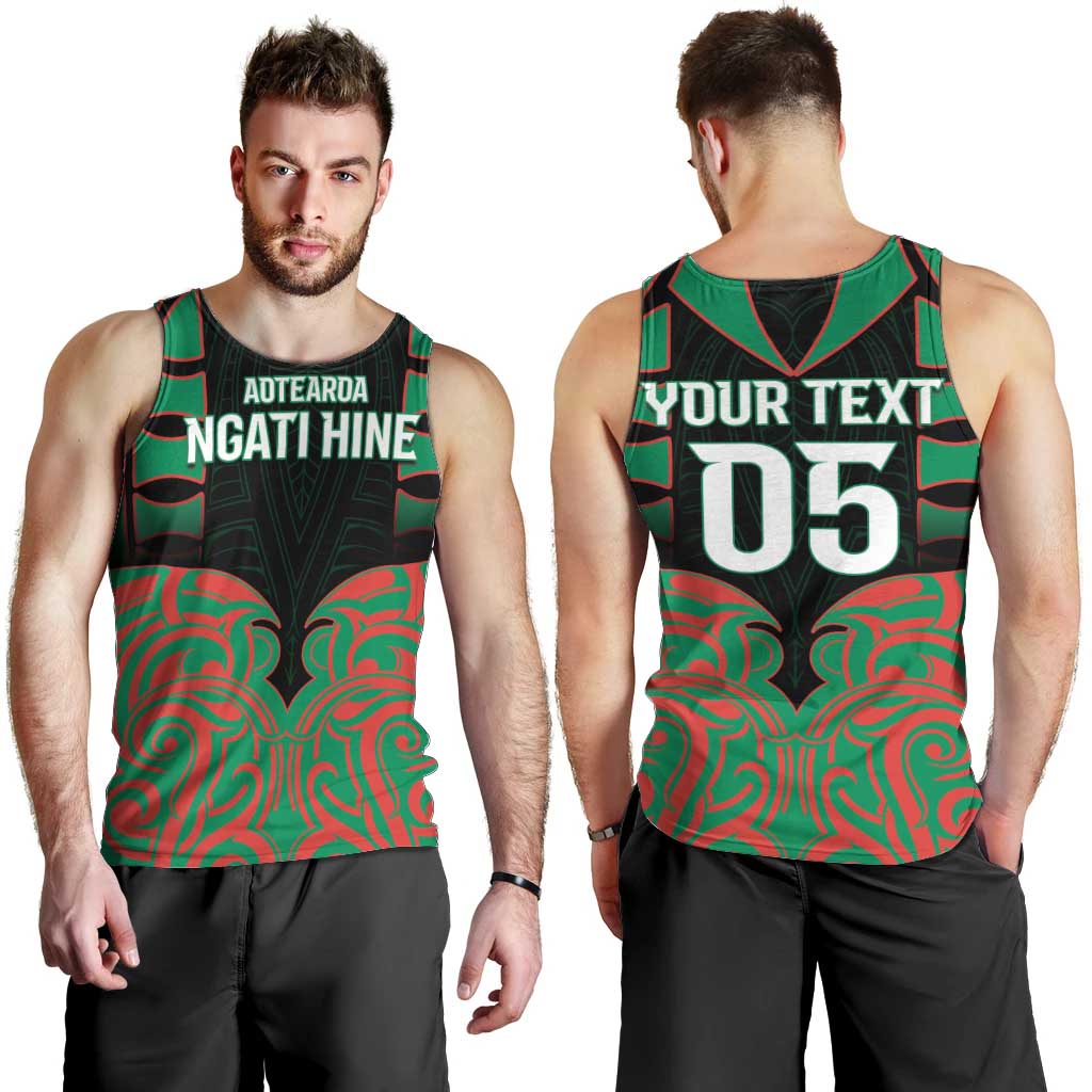 Custom Aotearoa Ngati Hine Men Tank Top Maori Pattern New Zealand DT05 - Polynesian Pride