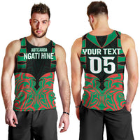Custom Aotearoa Ngati Hine Men Tank Top Maori Pattern New Zealand DT05 - Polynesian Pride