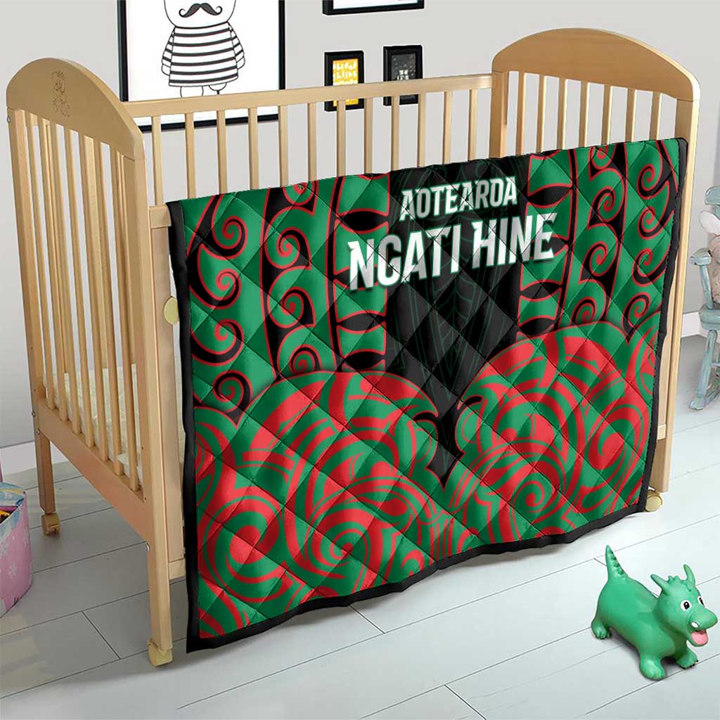 Aotearoa Ngati Hine Quilt Maori Pattern New Zealand - Polynesian Pride