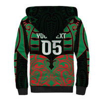 Custom Aotearoa Ngati Hine Sherpa Hoodie Maori Pattern New Zealand DT05 - Polynesian Pride