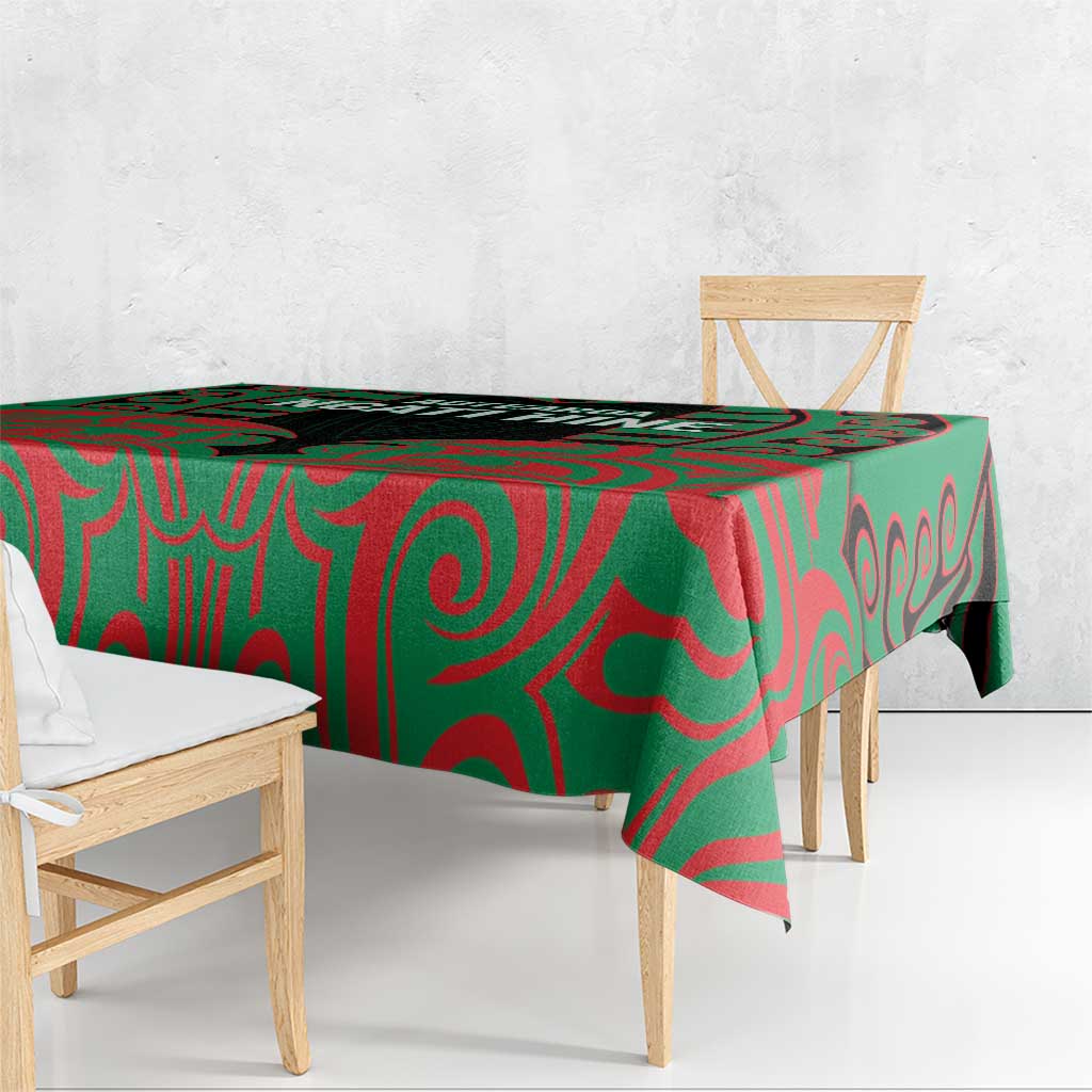 Aotearoa Ngati Hine Tablecloth Maori Pattern New Zealand DT05 - Polynesian Pride