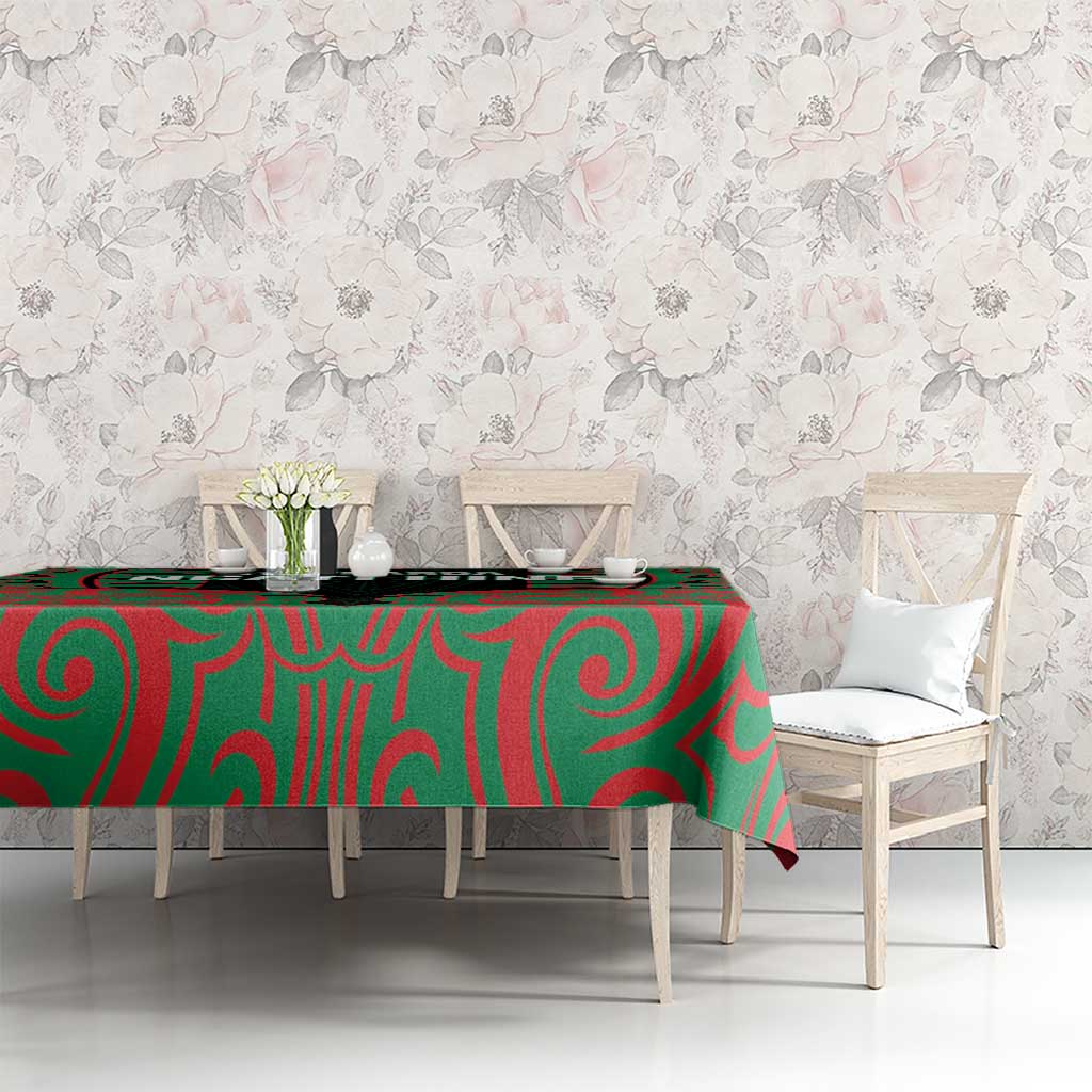 Aotearoa Ngati Hine Tablecloth Maori Pattern New Zealand DT05 - Polynesian Pride