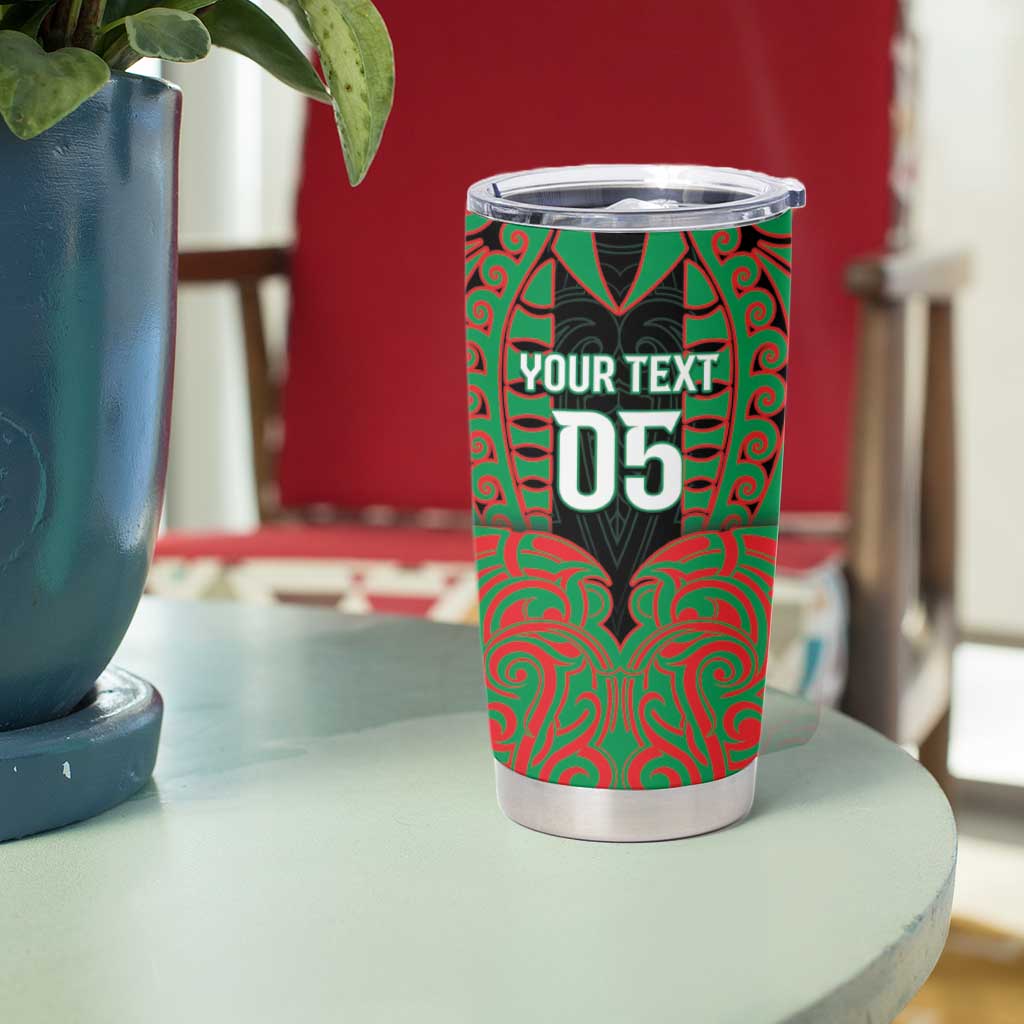 Custom Aotearoa Ngati Hine Tumbler Cup Maori Pattern New Zealand - Polynesian Pride