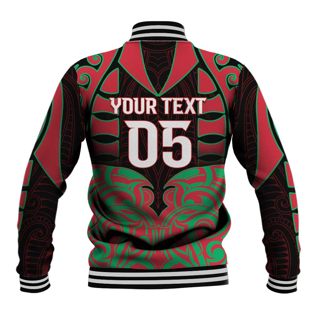 Custom Aotearoa Tuhoe Baseball Jacket Maori Pattern New Zealand DT05 - Polynesian Pride