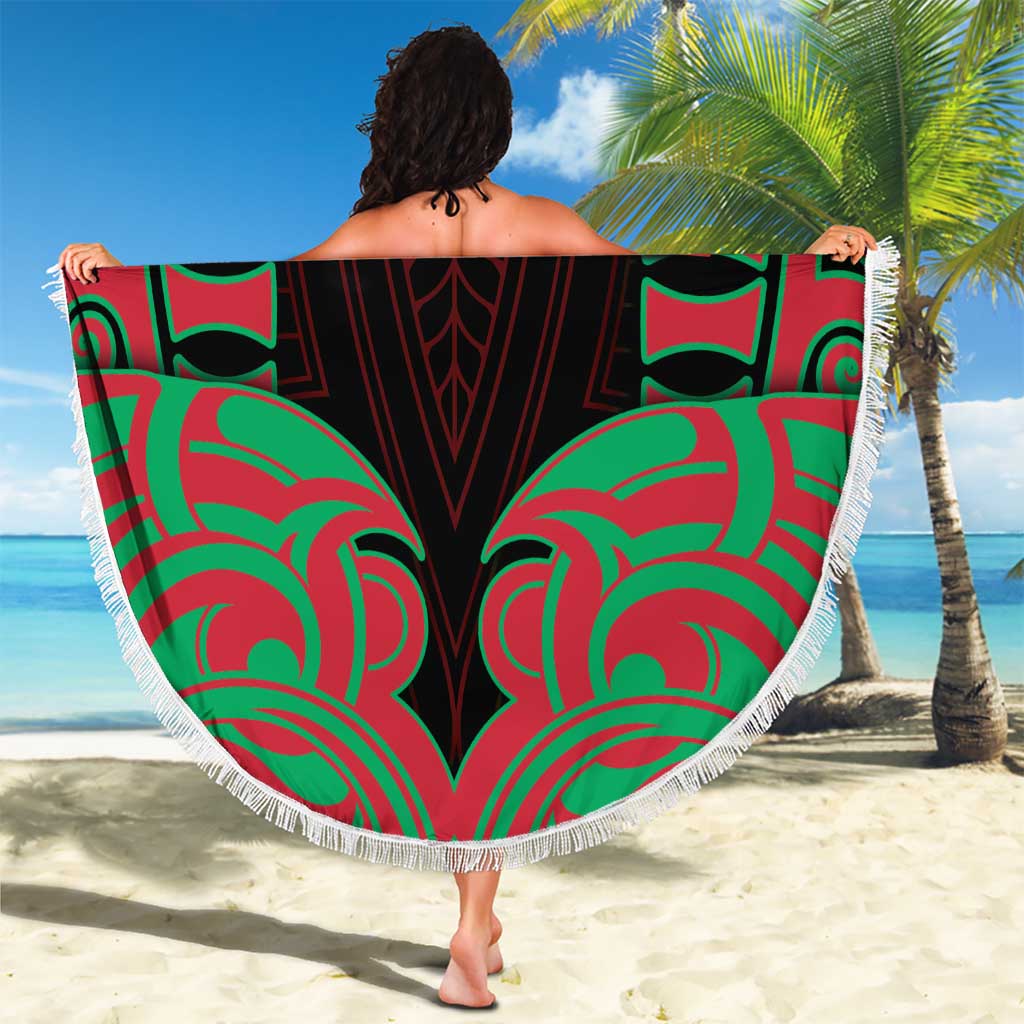Aotearoa Tuhoe Beach Blanket Maori Pattern New Zealand DT05 - Polynesian Pride