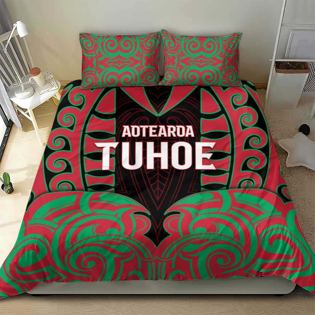 Aotearoa Tuhoe Bedding Set Maori Pattern New Zealand - Polynesian Pride