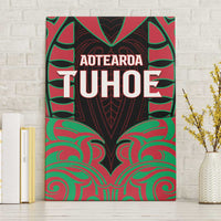 Aotearoa Tuhoe Canvas Wall Art Maori Pattern New Zealand DT05 Without Frame Red - Polynesian Pride
