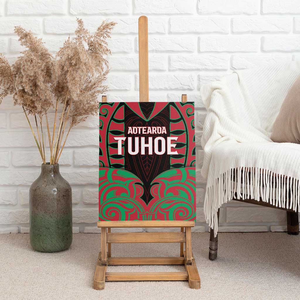 Aotearoa Tuhoe Canvas Wall Art Maori Pattern New Zealand DT05 - Polynesian Pride