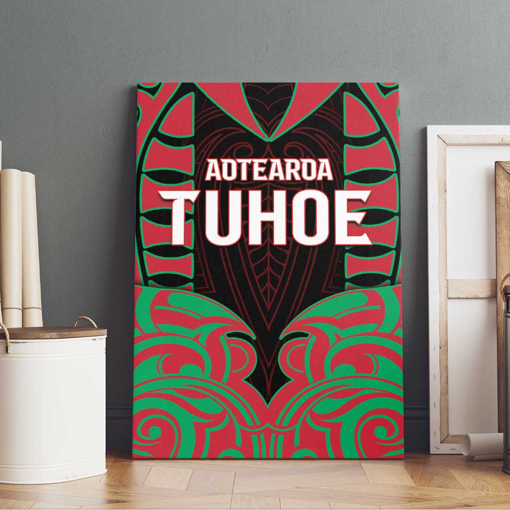 Aotearoa Tuhoe Canvas Wall Art Maori Pattern New Zealand DT05 - Polynesian Pride